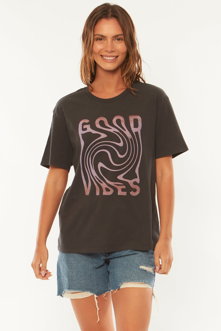 GOODVIBES SS KNIT TEE