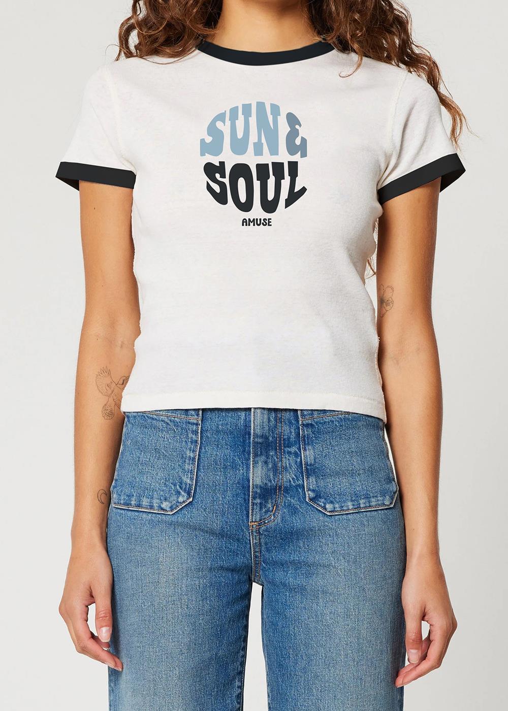 SOUL SS KNIT BABY RINGER TEE