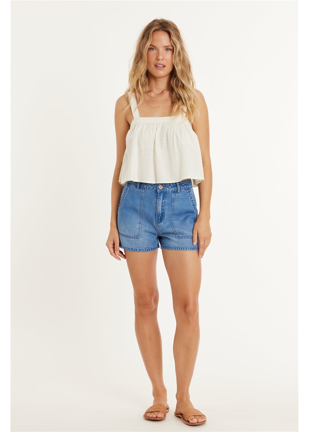 SUMMERLAND WOVEN TANK