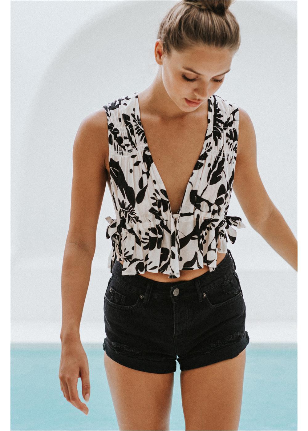 SUN SEEKER WOVEN TANK