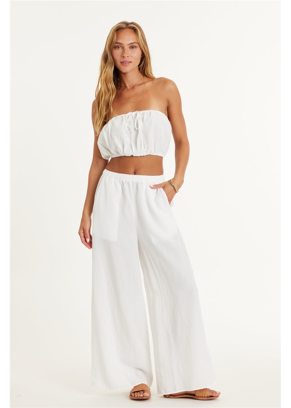 WHAT A BREEZE WOVEN TOP