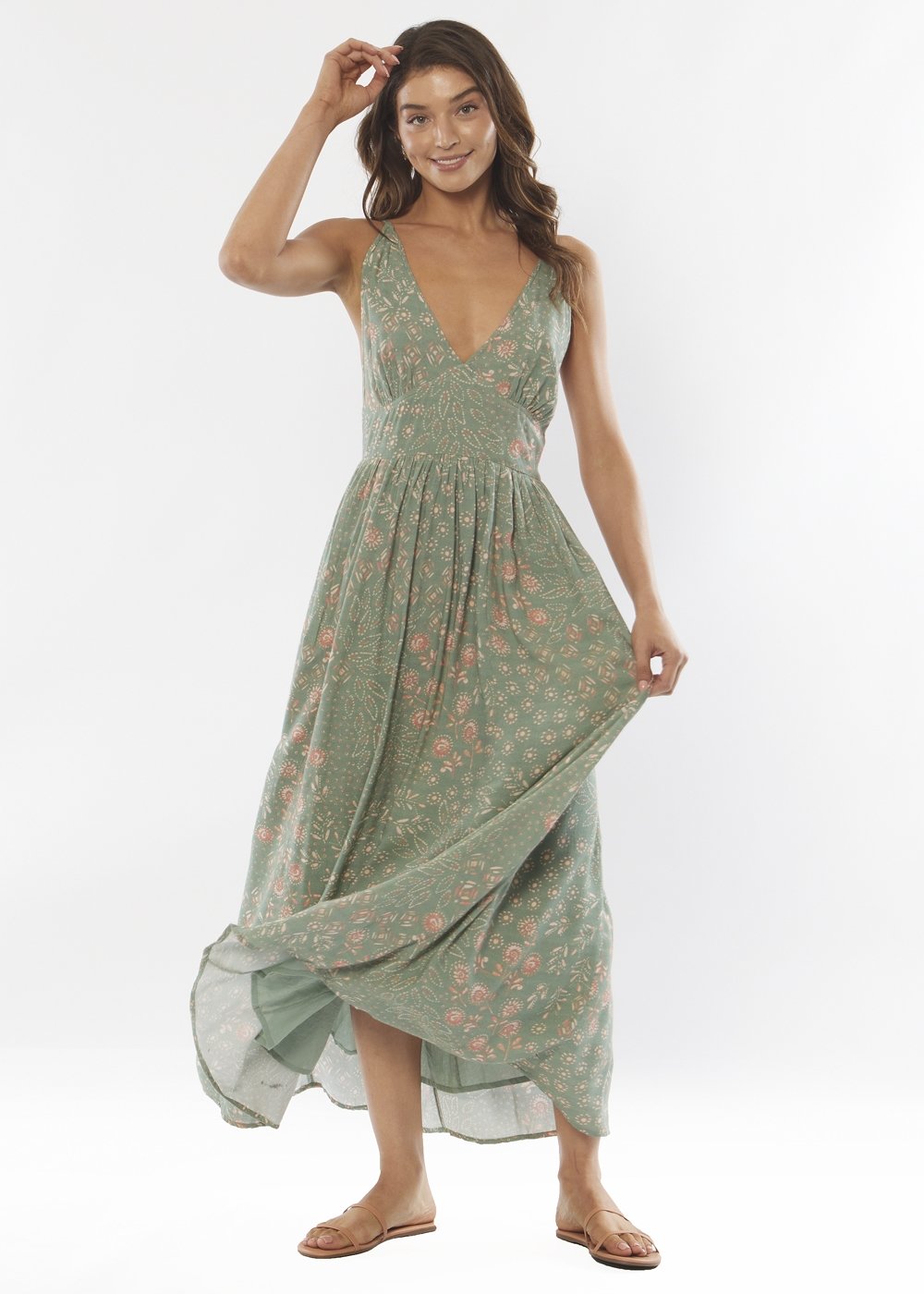 COSI BELLO WOVEN MAXI DRESS