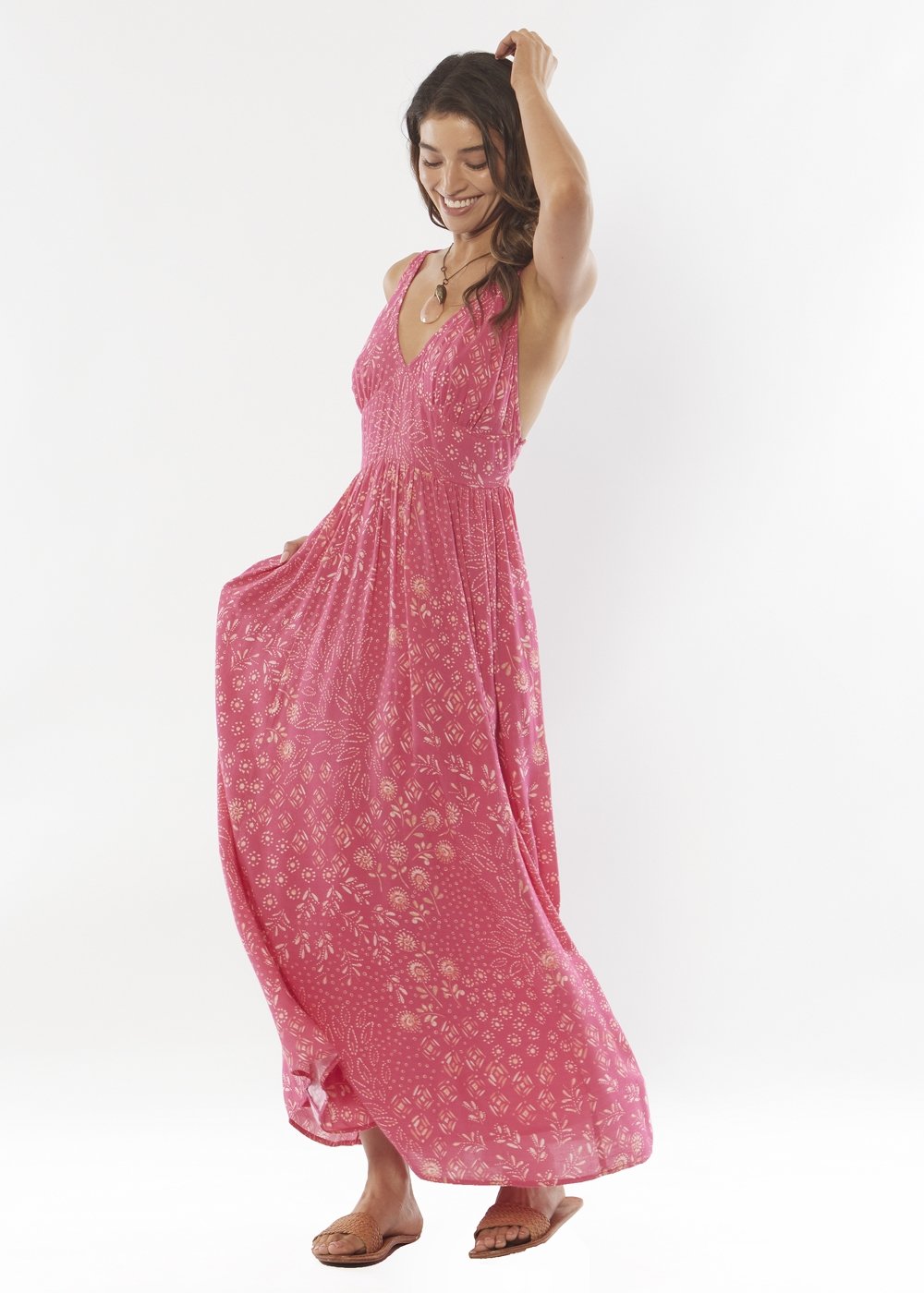 COSI BELLO WOVEN MAXI DRESS