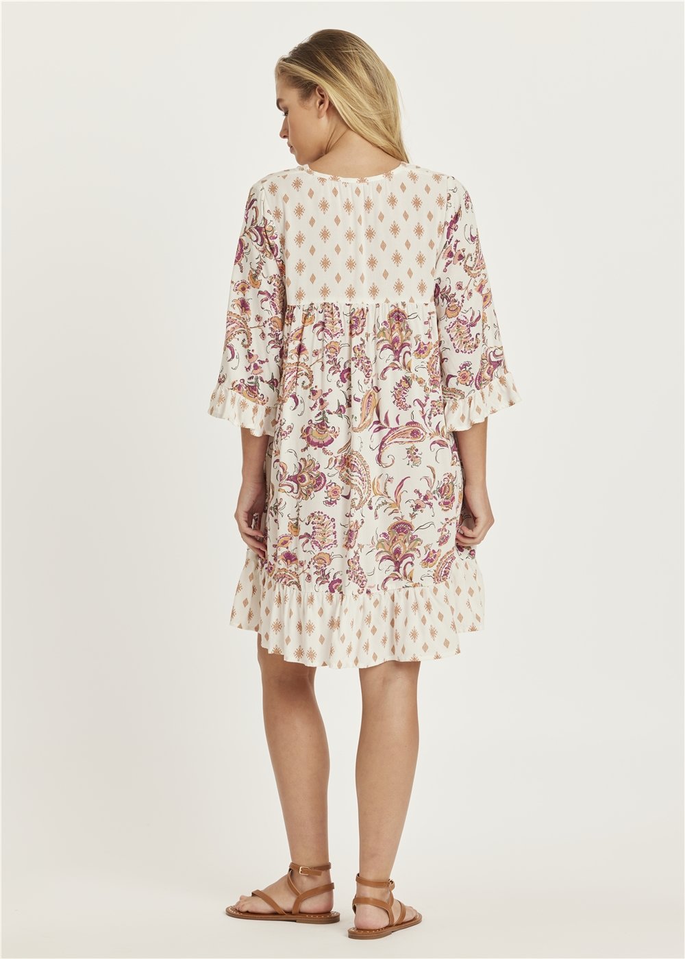 SPRING FLING WOVEN MINI DRESS
