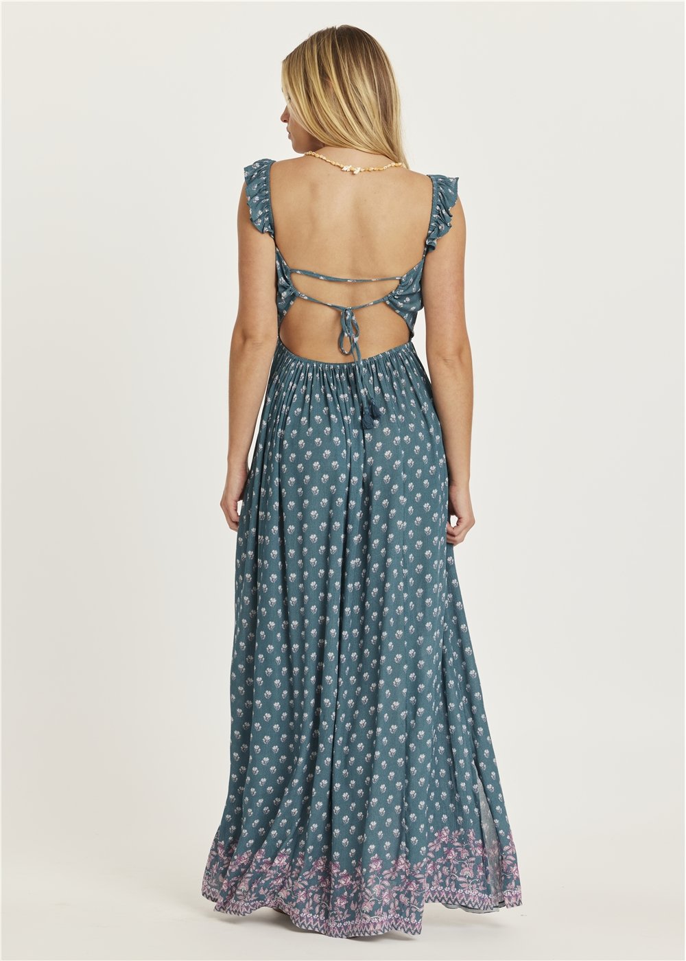 SHANTI WOVEN MAXI DRESS