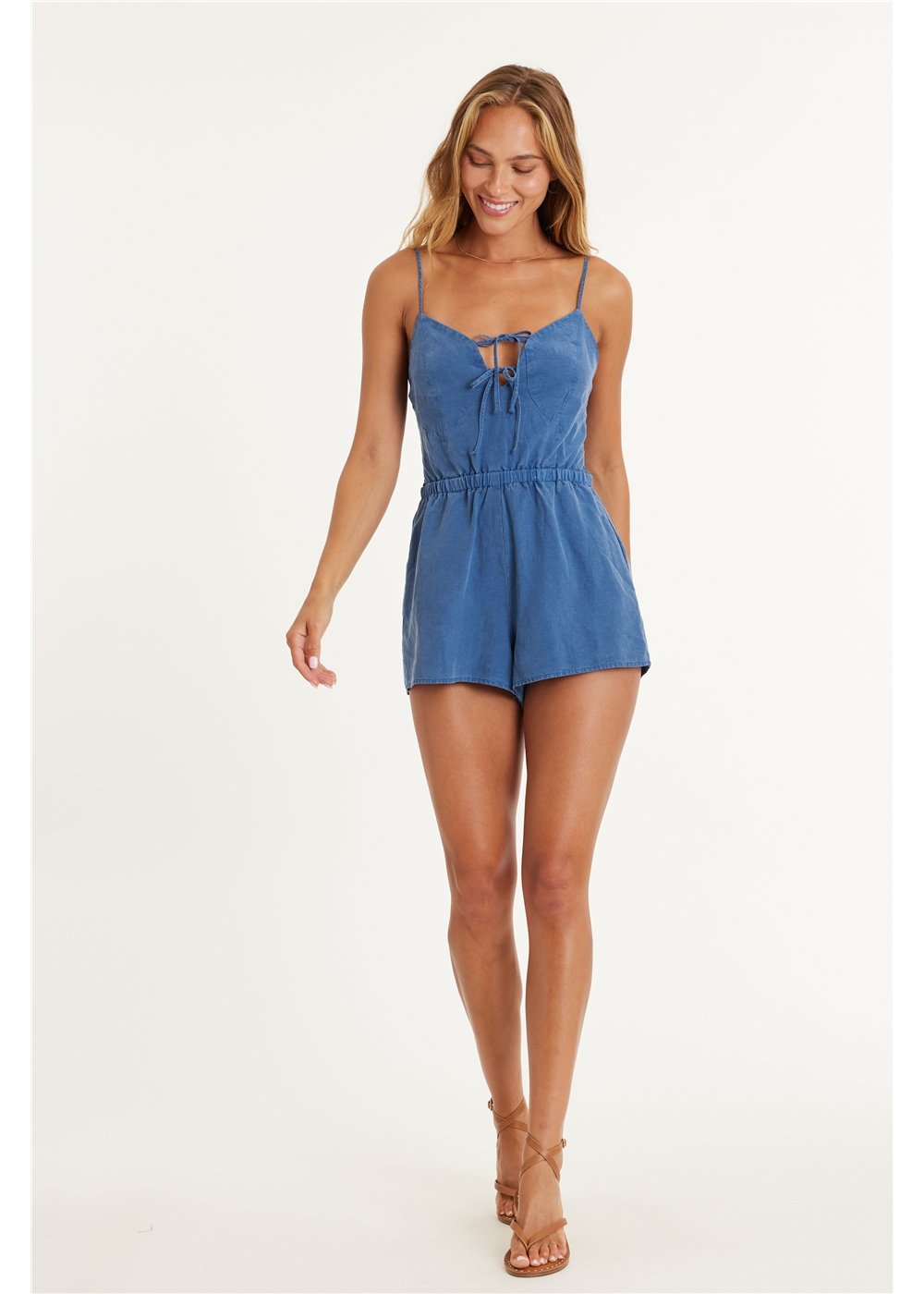 SEA SIREN WOVEN ROMPER