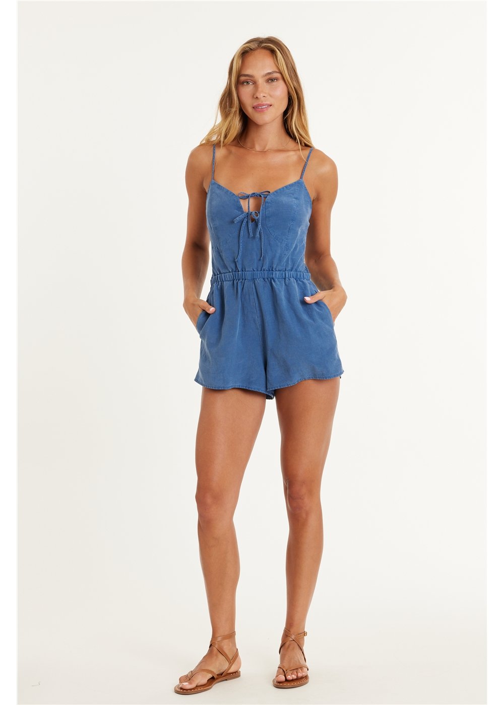 SEA SIREN WOVEN ROMPER