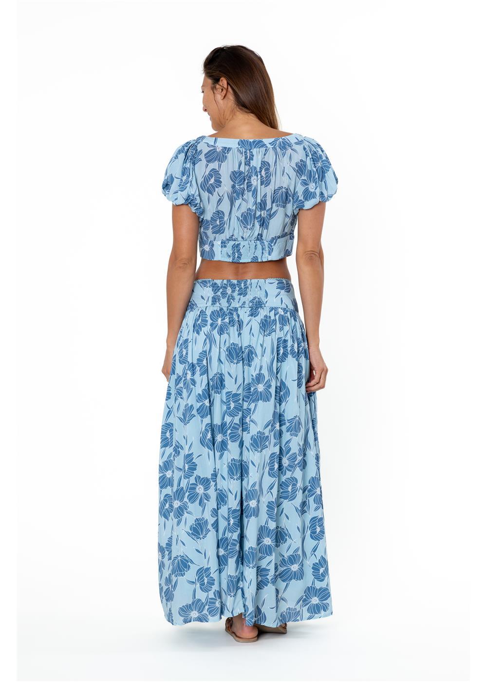INDIE WOVEN MAXI SKIRT